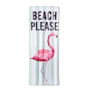 Pool Candy Resort Collection Flamingo “Beach Please” Deluxe Pool Raft